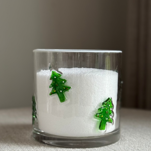 Giftbag Kerst Glow – Limited Edition Kaarsenhouder met Kerstboom design