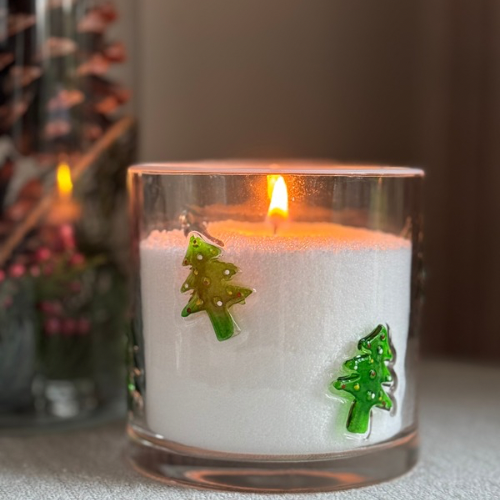 Giftbag Kerst Glow – Limited Edition Kaarsenhouder met Kerstboom design