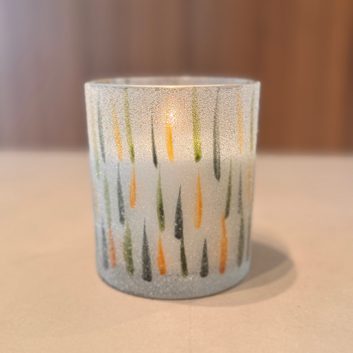 KAARSENHOUDER Frost groen geel