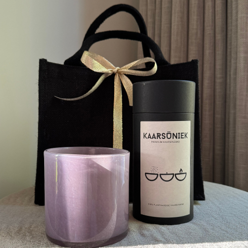 Giftbag Aurora Amethyst - Stijlvolle giftbag met zachte lila-roze tinten