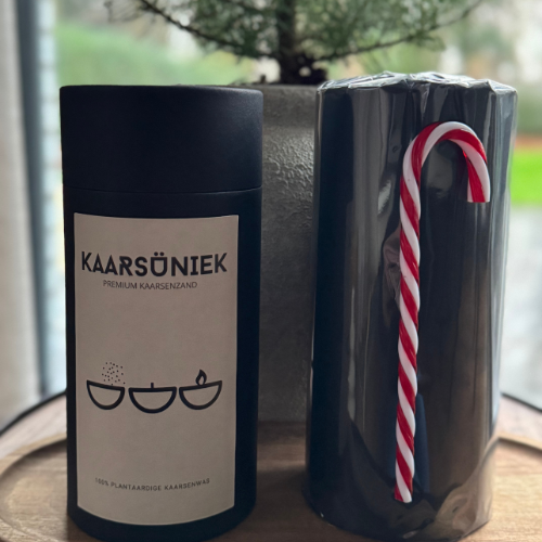 KAARSUNIEK kaarsenzand wit 400g + 15 lonten
